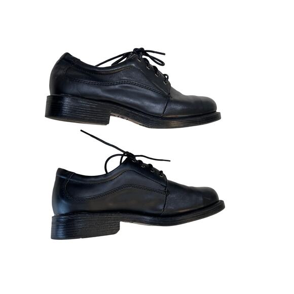 Puritan Black Lace Up Shoes Men Size 9W Affordable Work Suit Dance Church Basics - Picture 1 of 7